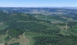 Windpark Ansicht nach Norden